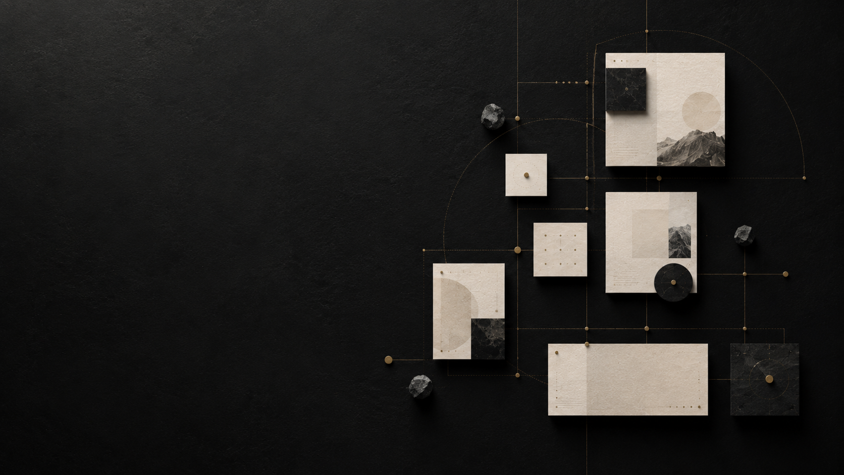 Abstract schematic operating-layer visual